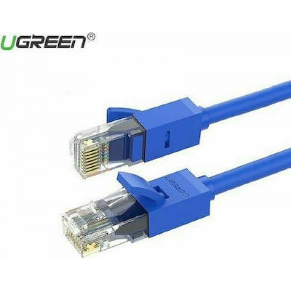 Ugreen NW102 U/UTP Cat.6 Καλώδιο Δικτύου Ethernet 3m Μπλε 
